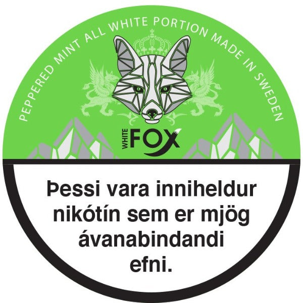 White Fox Peppered Mint